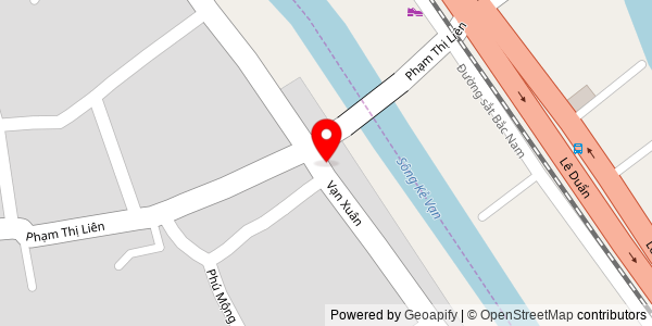 Map location for Bánh mì o Huệ