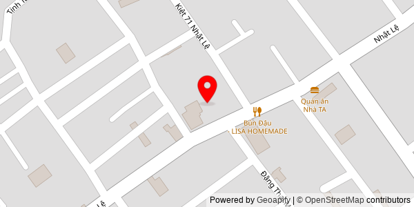 Map location for Banh Mi Shack with the Xúc Xích
