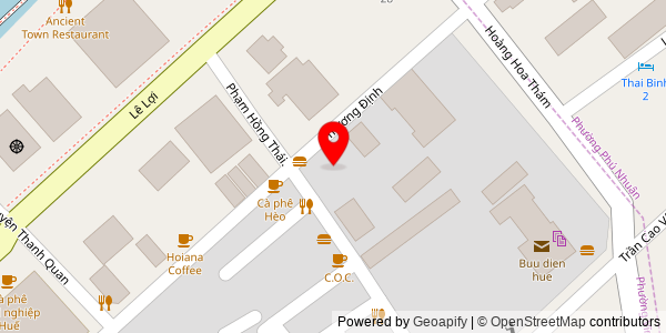 Map location for Bánh mì sữa hạt Huế