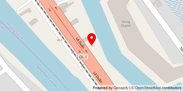 Map location for Cena Bakery - Bánh Mì Healthy & Energy