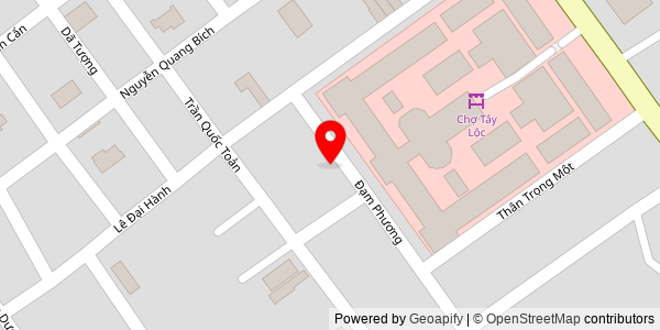 Map location for Cơ Sở Sản Xuất Bánh Mì Vân Nam