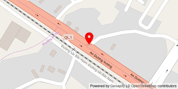 Map location for Quán O Vân Bún Bò, Bánh mì, Xôi Cháo