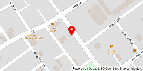 Map location for Tiệm Bánh Mì THẮNG ĐẠT