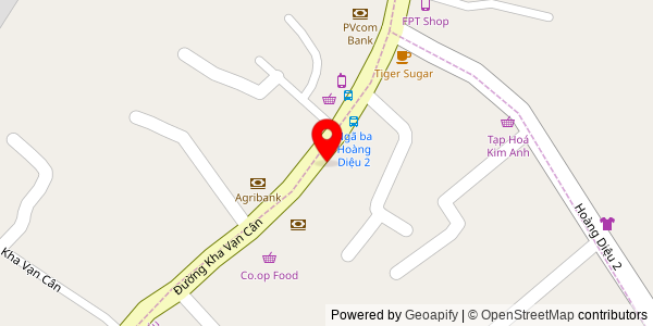 Map location for BÁNH MÌ - BÁNH CANH CHẢ CÁ HỒNG ANH