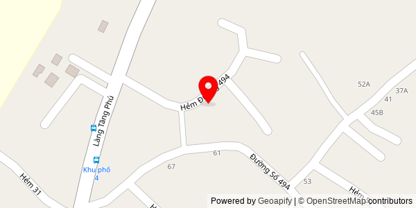Map location for Bánh mì - bánh tráng trộn 245