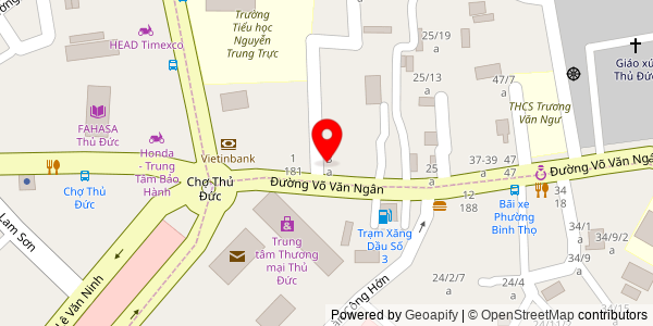 Map location for Bánh Mì Bảy Kẹo
