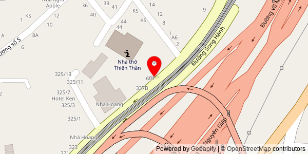 Map location for Bánh Mì Cát Tường
