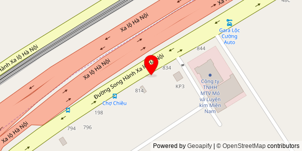 Map location for Bánh mì chả cá Tiểu Ngư