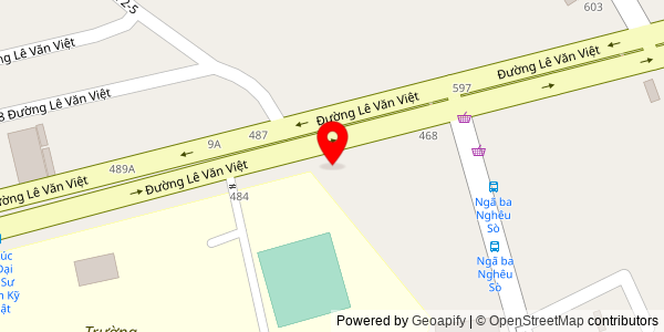 Map location for BÁNH MÌ CHẢO - BÚN THỊT NƯỚNG QUÁN QUÂN