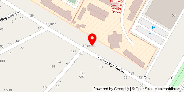 Map location for BÁNH MÌ CHẢO - NGÔ QUYỀN