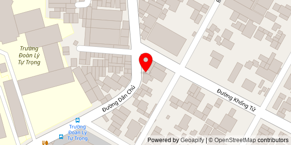 Map location for Bánh Mì Chảo 1999 - 26 Dân chủ - Thủ Đức