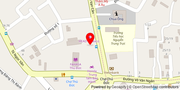 Map location for BÁNH MÌ CHAY DANA. Dời qua 22, ĐOÀN KẾT, BÌNH THỌ