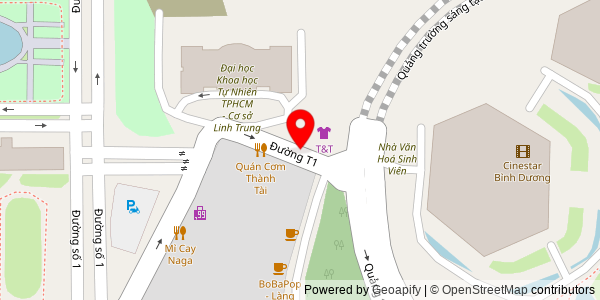 Map location for Bánh mì cô Phương