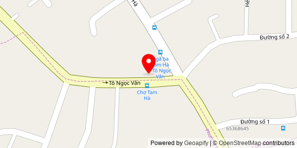 Map location for Bánh mì Cô Vân
