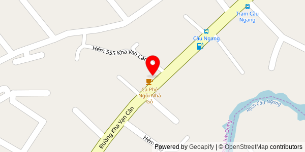 Map location for Bánh mì Dung Mập