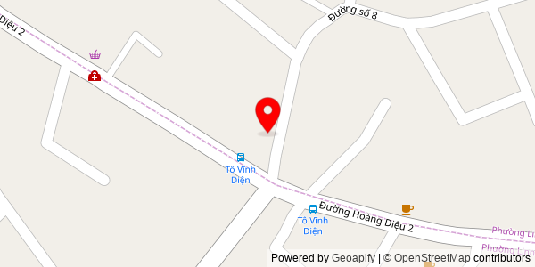 Map location for Bánh mì Dung