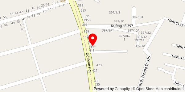 Map location for Bánh mì Heo quay Hải Hà