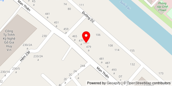 Map location for Bánh mì heo quay Tám Chương (CN4)