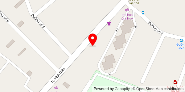 Map location for Bánh mì Hoa đất