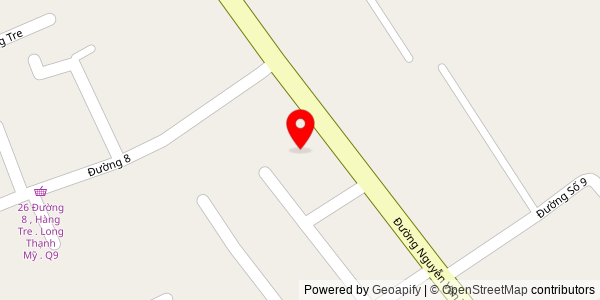Map location for Bánh mì Hội An Tâm Phúc
