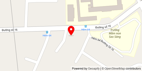 Map location for BÁNH MÌ KEBAB - ĐƯỜNG SỐ 16 LINH TRUNG