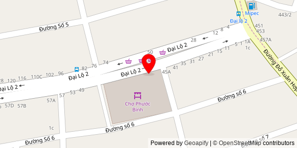 Map location for Bánh Mì Kim Hương