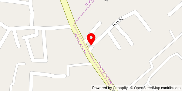 Map location for Bánh Mì Kim ngân