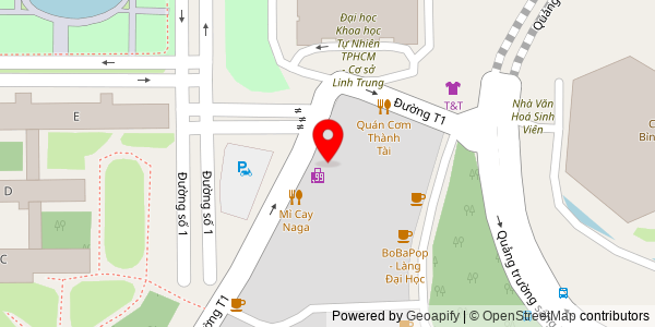 Map location for Bánh mì Má Hải