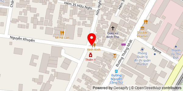 Map location for Bánh Mì Miền Trung