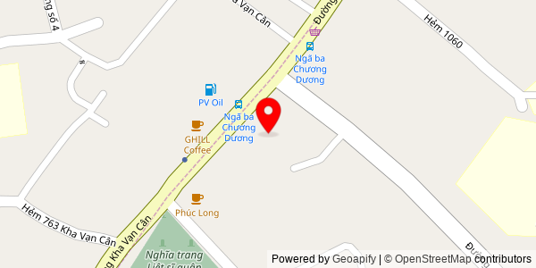 Map location for Bánh Mì Minh Hiếu 3