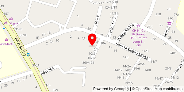 Map location for Bánh Mì Minh Tuệ