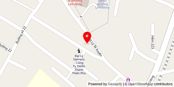Map location for Bánh Mì Nem Nướng Út Kim