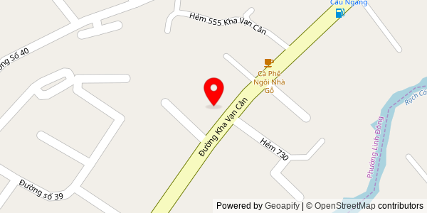 Map location for Bánh mì Nhỏ