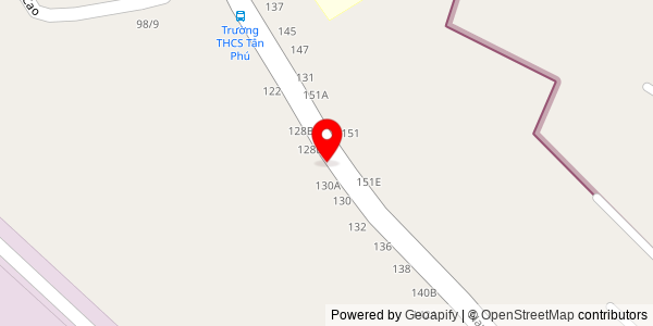 Map location for Bánh mì que Đà Nẵng