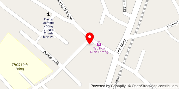 Map location for Bánh Mì Que Good Good