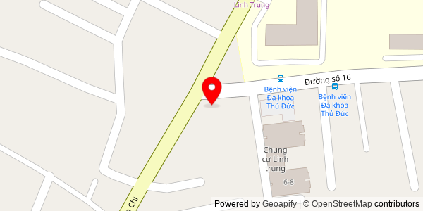 Map location for Bánh Mì Thi Mập