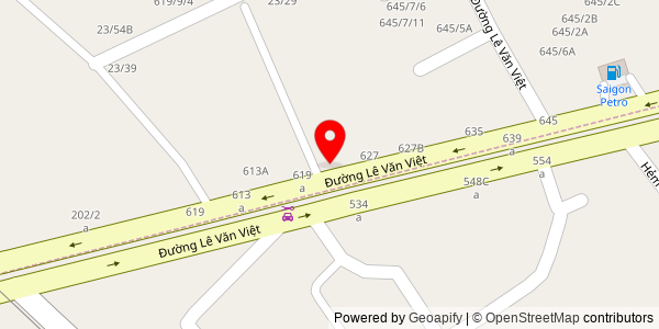 Map location for Bánh Mì Thổ Nhĩ Kỳ