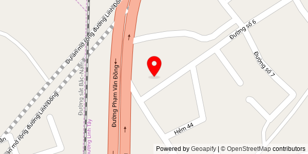 Map location for Bánh Mì Trần Gia