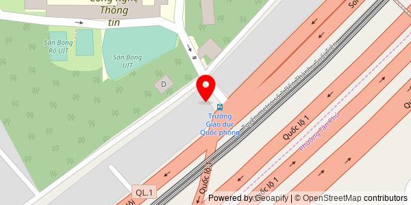 Map location for Bánh Mì UIT