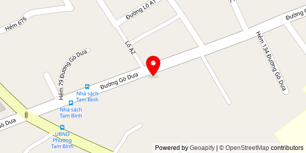 Map location for Bánh mì Út Mập