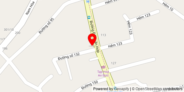 Map location for BÁNH MÌ XÁ XÍU A XÌNG