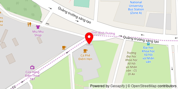 Map location for Bánh Mì Xứ Nẫu