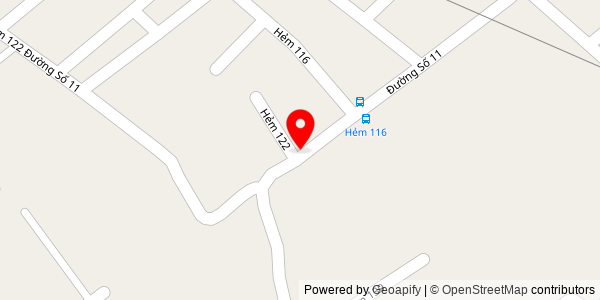 Map location for Cơm tấm, Bánh mì & Bún riêu