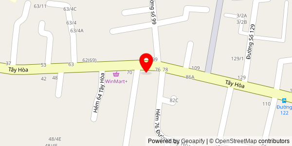 Map location for Cửa Hàng Bánh Miì Hà Nội Hoàng Long