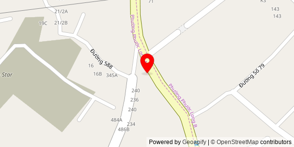 Map location for Lee 1992's - Nước ép_Trà sữa_Bánh mì, bánh cuốn