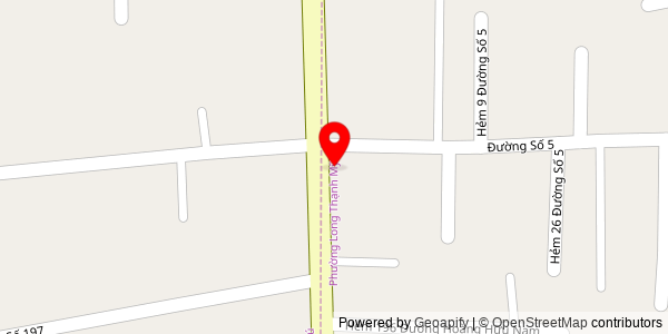 Map location for Lò Bánh Mì 999