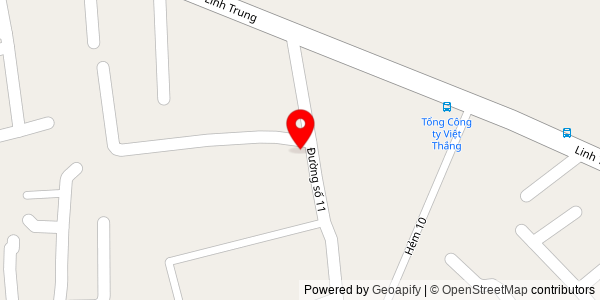 Map location for Lò Bánh Mì A Quan