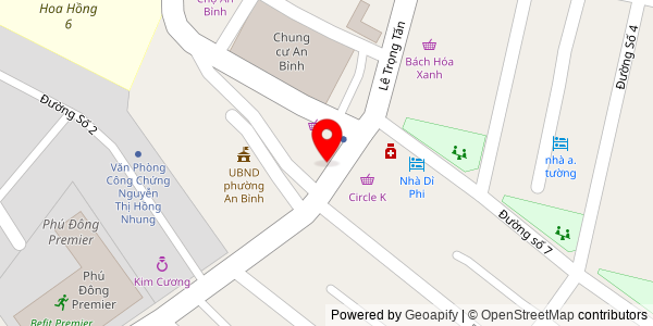 Map location for Lò Bánh Mì An Tiêm