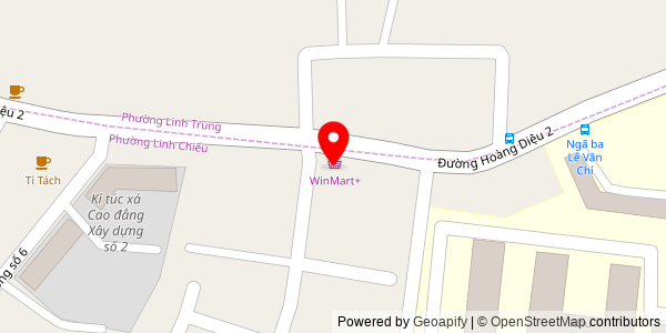 Map location for Lò bánh mì Bảo Châu
