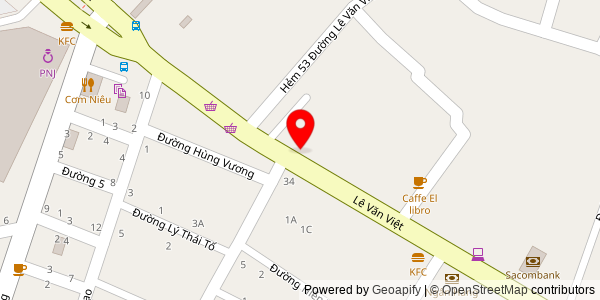Map location for Lò Bánh Mì Bình Tiên